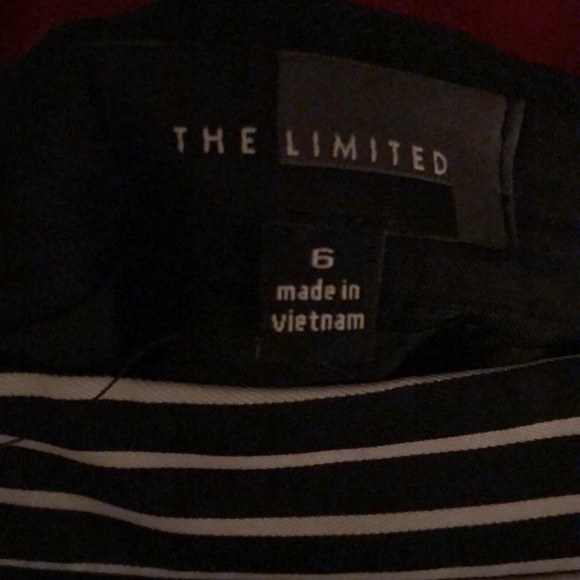 EUC! The Limited black & white striped skirt - Picture 4 of 4